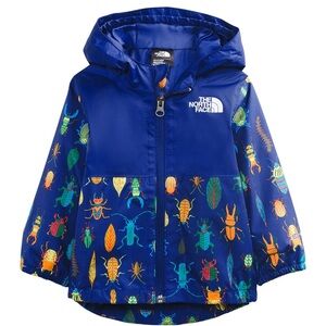 The North Face  Infant Zipline Rain Jacket / blue/ size 6-12 Months